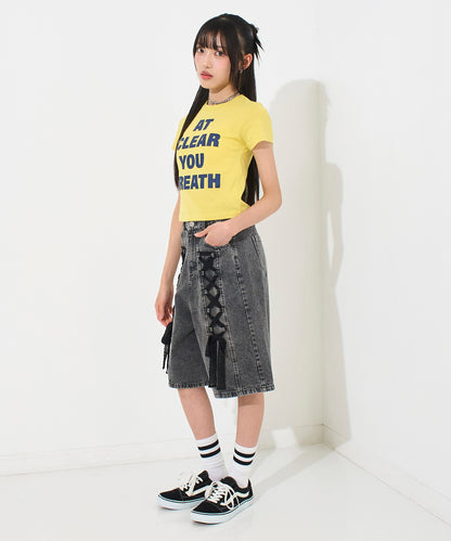 イエロー(Sサイズ着用/身長：約156cm)