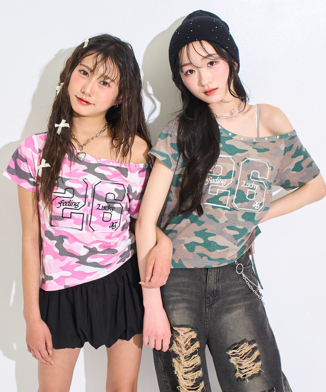 ナンバリング ワンショル デザイン トップス 913-7937