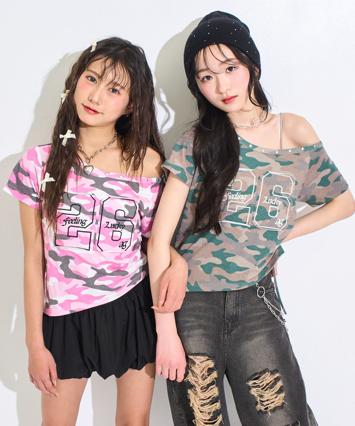 ナンバリング ワンショル デザイン トップス 913-7937
