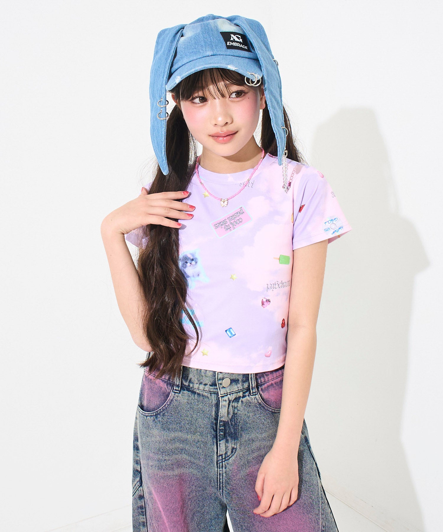 カワイイ柄 Tシャツ 913-7941 – ANAP オンラインショップ
