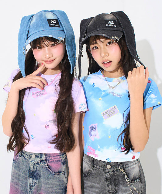 カワイイ柄  Tシャツ 913-7941