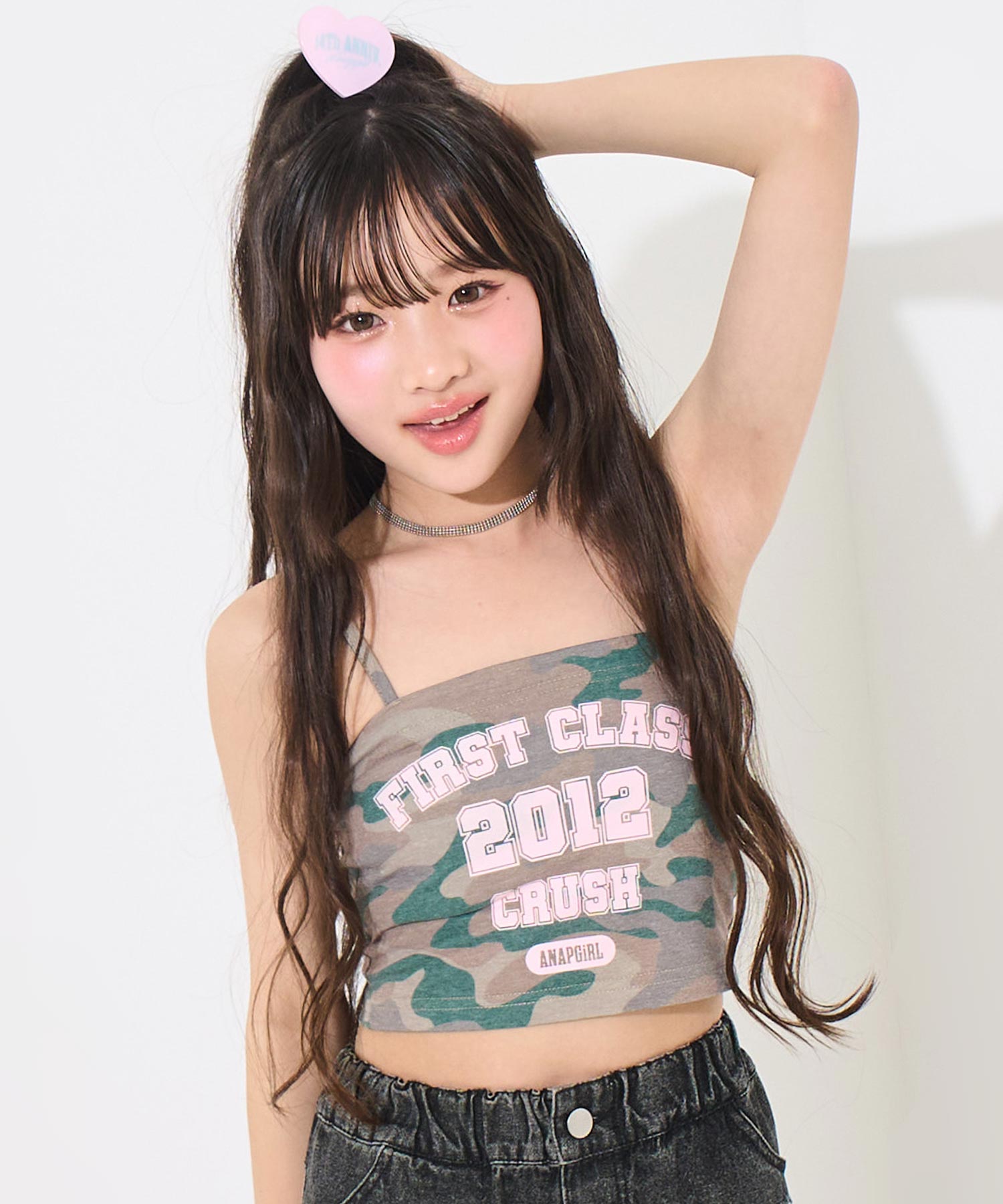 カーキ(XSサイズ着用/身長：約147cm)