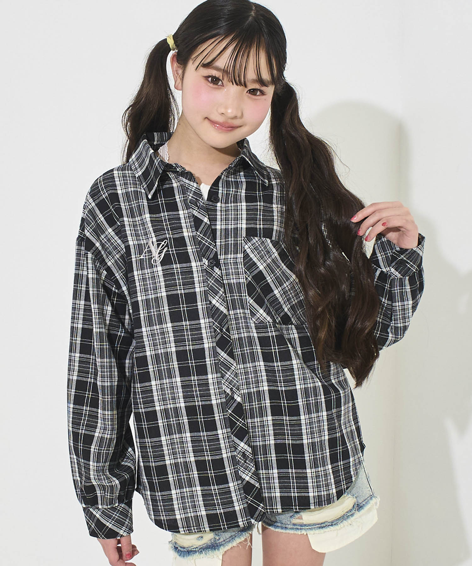 エンジェル羽 オーバー チェックシャツ 913-7951 – ANAP オンライン