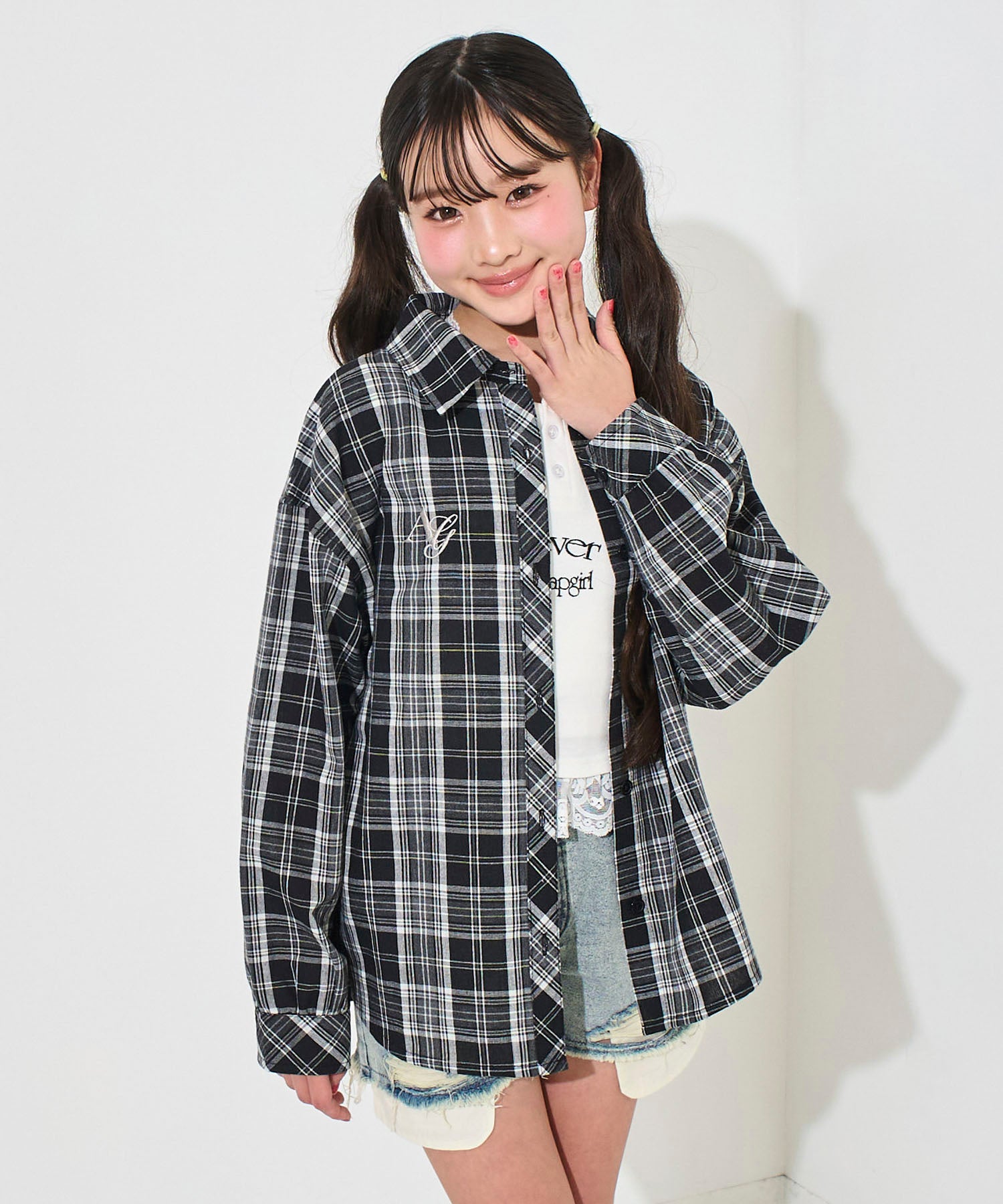 エンジェル羽 オーバー チェックシャツ 913-7951 – ANAP オンライン