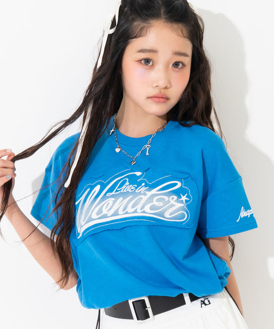 ドロスト付 クロップド Tシャツ 913-7952