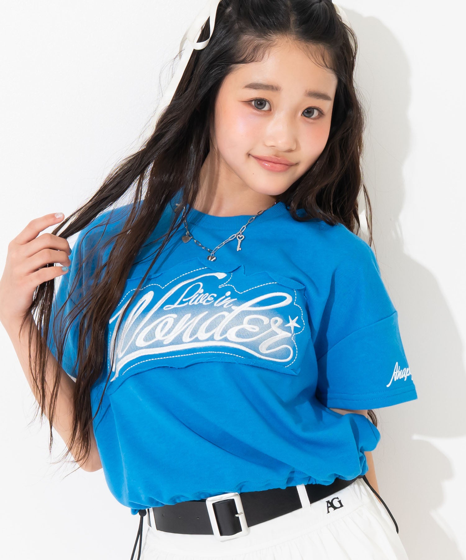 ドロスト付 クロップド Tシャツ 913-7952 – ANAP オンラインショップ