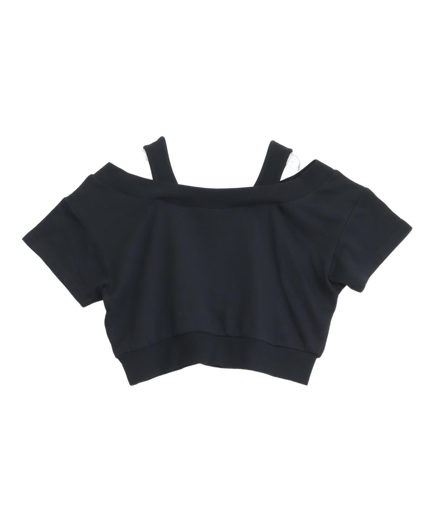 カスレロゴ オフショル クロップド トップス Tシャツ 913-7953 – ANAP