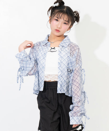 サックス(Sサイズ着用/身長：約140cm)