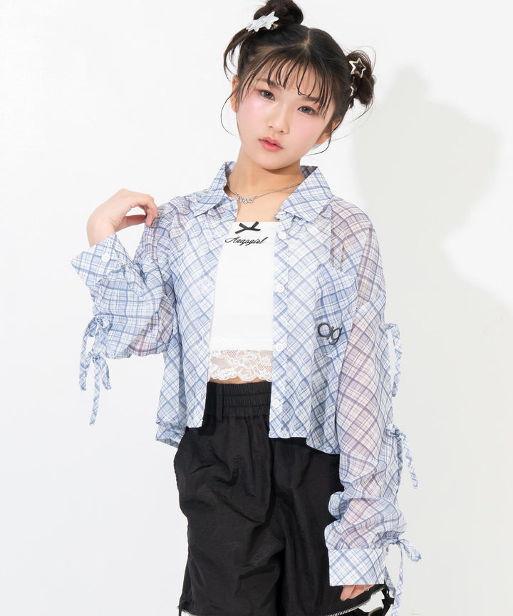 サックス(Sサイズ着用/身長：約140cm)