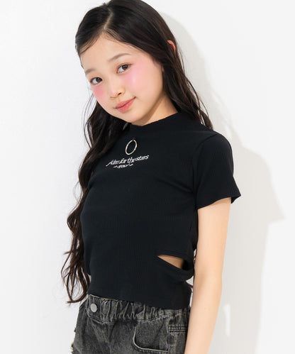 ブラック(Sサイズ着用/身長：約146cm)