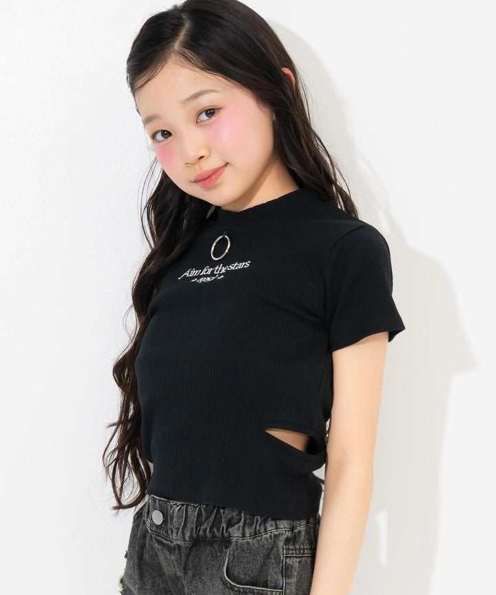 ブラック(Sサイズ着用/身長：約146cm)