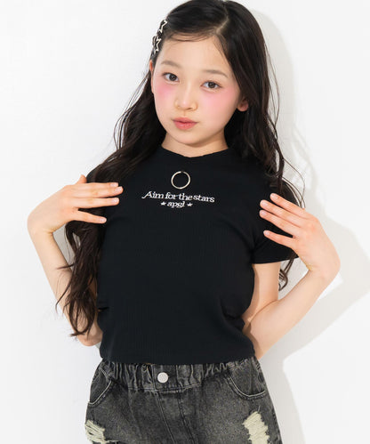 ブラック(Sサイズ着用/身長：約146cm)