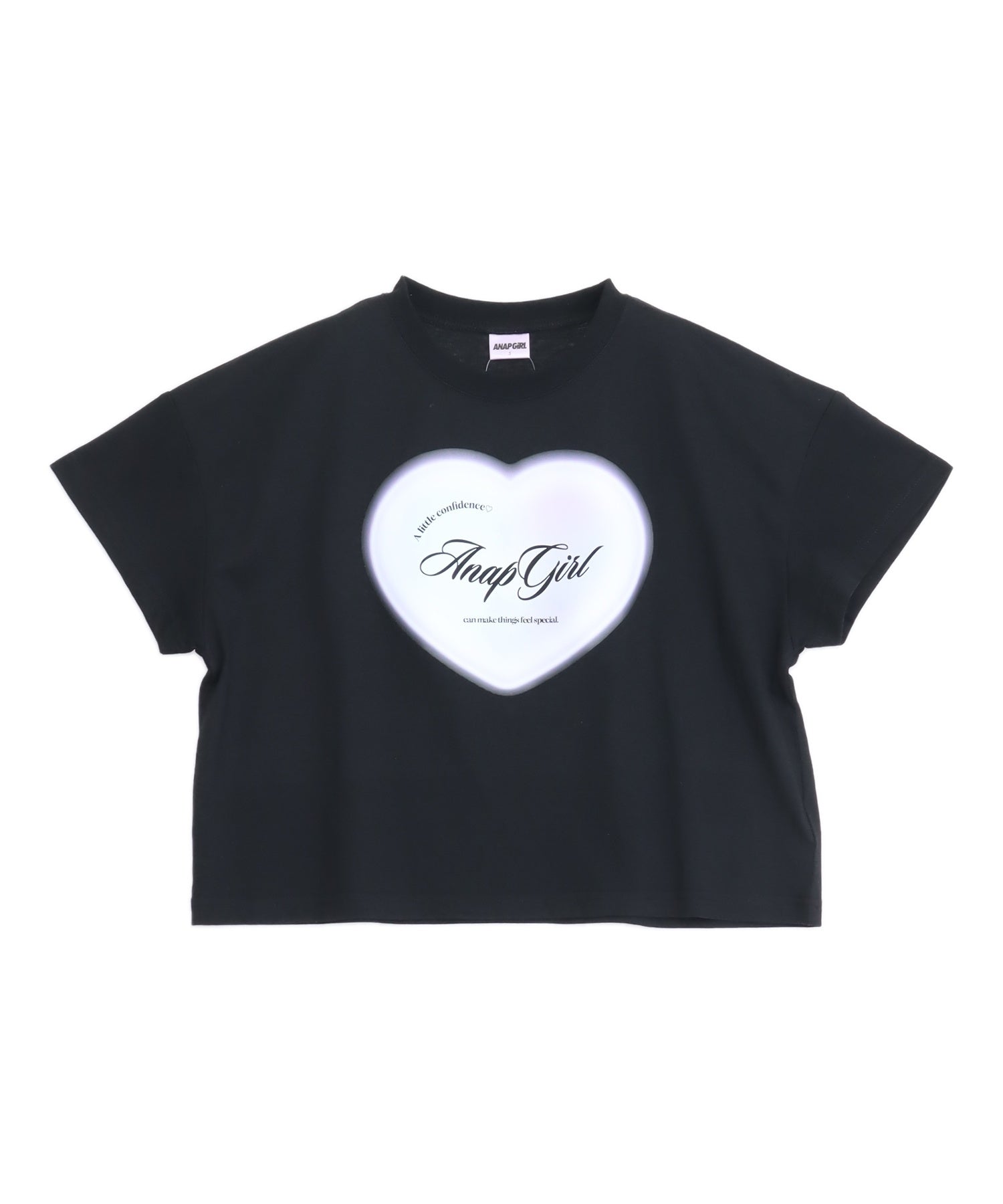 グラデーションハートプリント クロップドTシャツ 913-7967 – ANAP