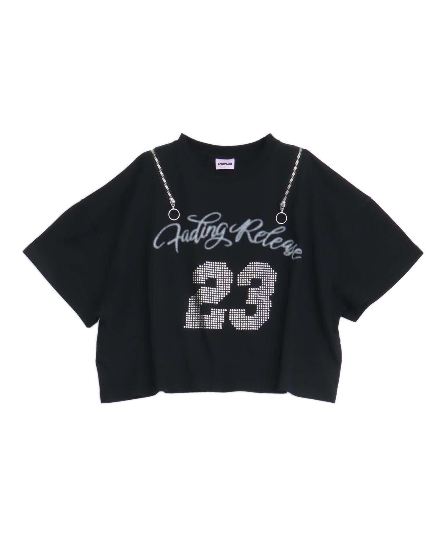 肩ジップ スタッズ ロゴTシャツ 913-7971 – ANAP オンラインショップ