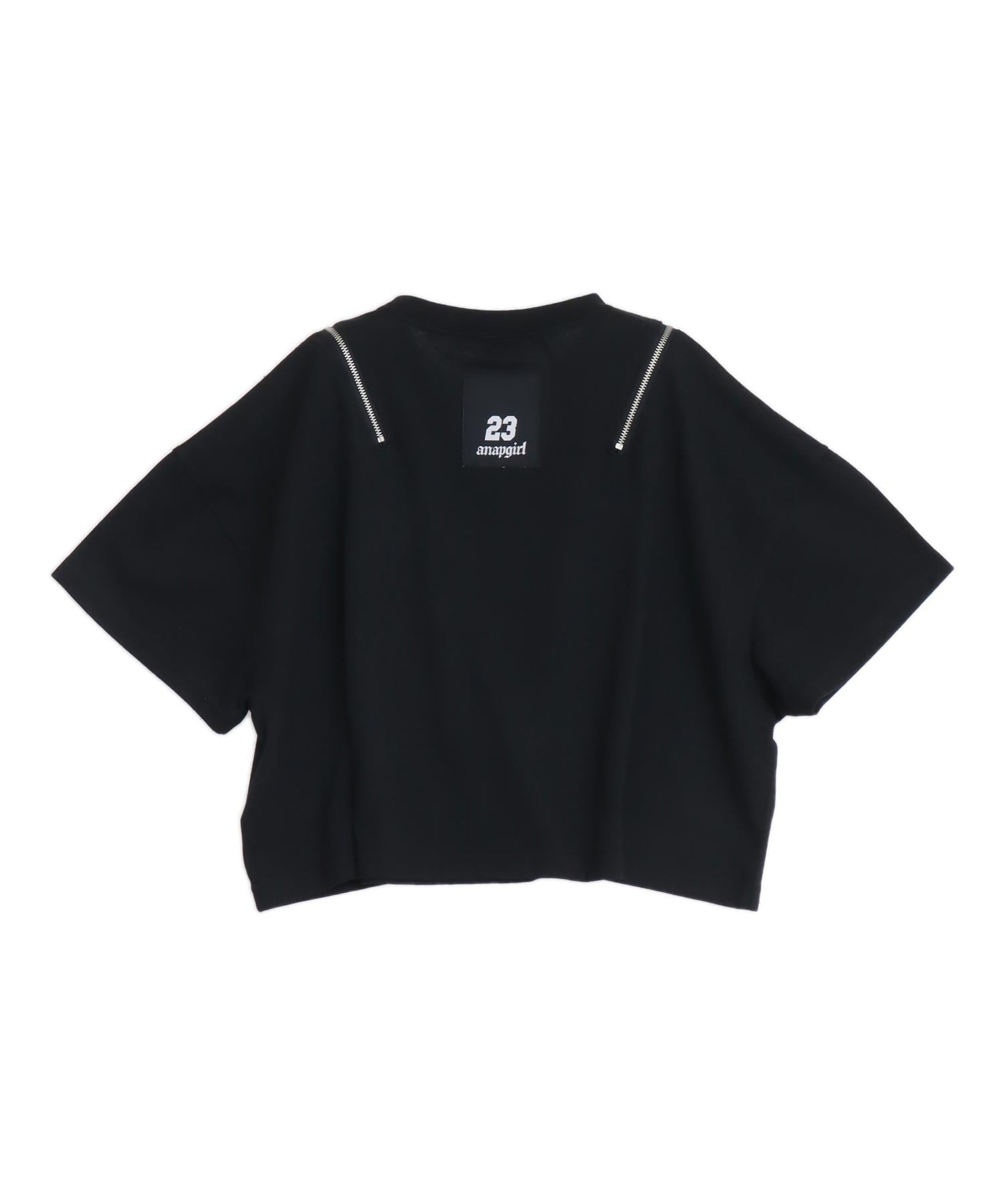 肩ジップ スタッズ ロゴTシャツ 913-7971 – ANAP オンラインショップ