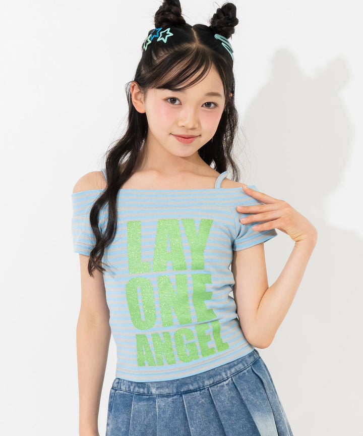 ライトブルー(Sサイズ着用/身長：約146cm)