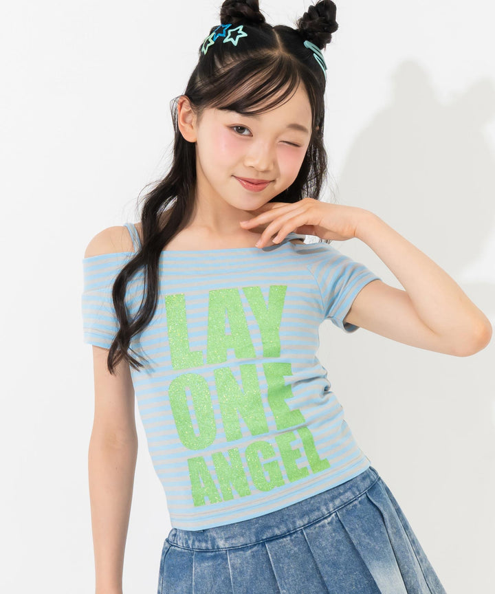 ライトブルー(Sサイズ着用/身長：約146cm)