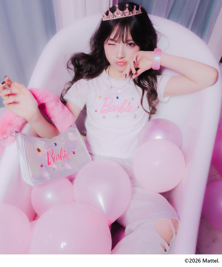 ホワイト(Mサイズ着用/身長：約161cm)