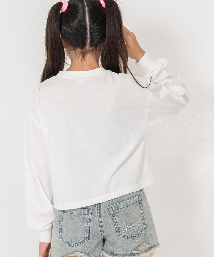 ホワイト(XSサイズ着用/身長：約139cm)