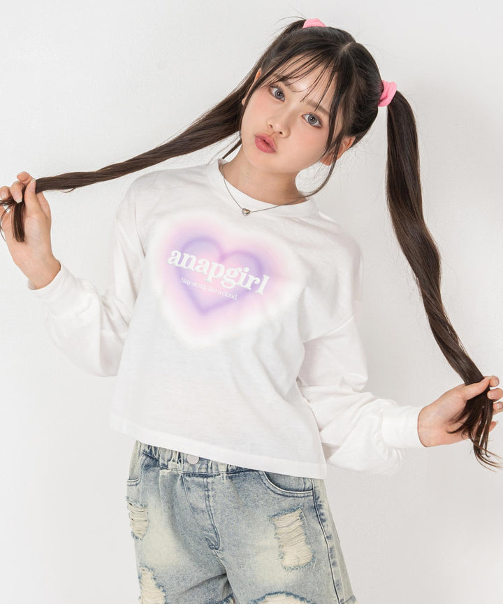 ホワイト(XSサイズ着用/身長：約139cm)