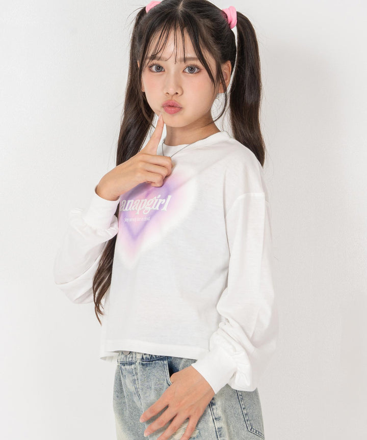ホワイト(XSサイズ着用/身長：約139cm)