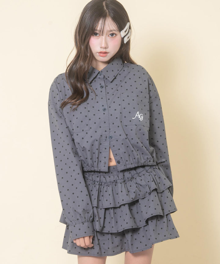 グレー(Mサイズ着用/身長：約156cm)