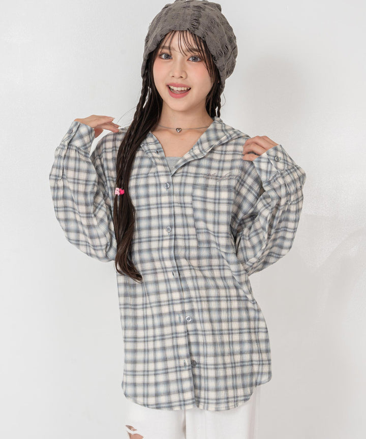 サックス(XSサイズ着用/身長：約139cm)