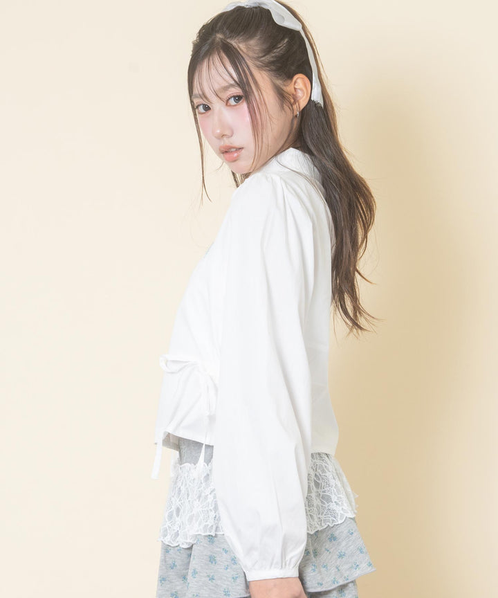 ホワイト(Mサイズ着用/身長：約156cm)