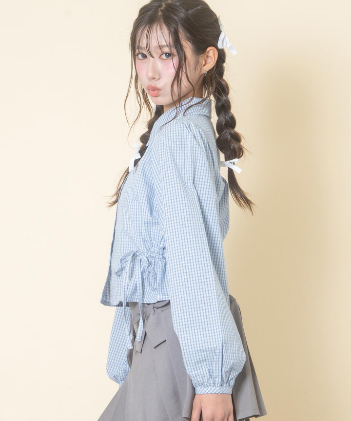ライトブルー(Mサイズ着用/身長：約156cm)