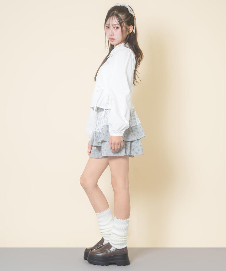 ホワイト(Mサイズ着用/身長：約156cm)