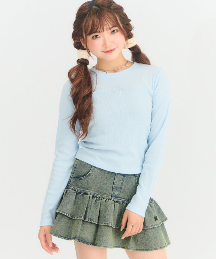 サックス(Mサイズ着用/身長：約154cm)
