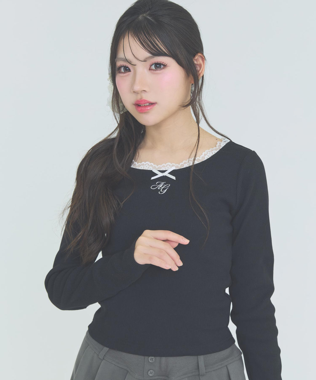 ブラック(Ｍサイズ着用/身長：約162cm)