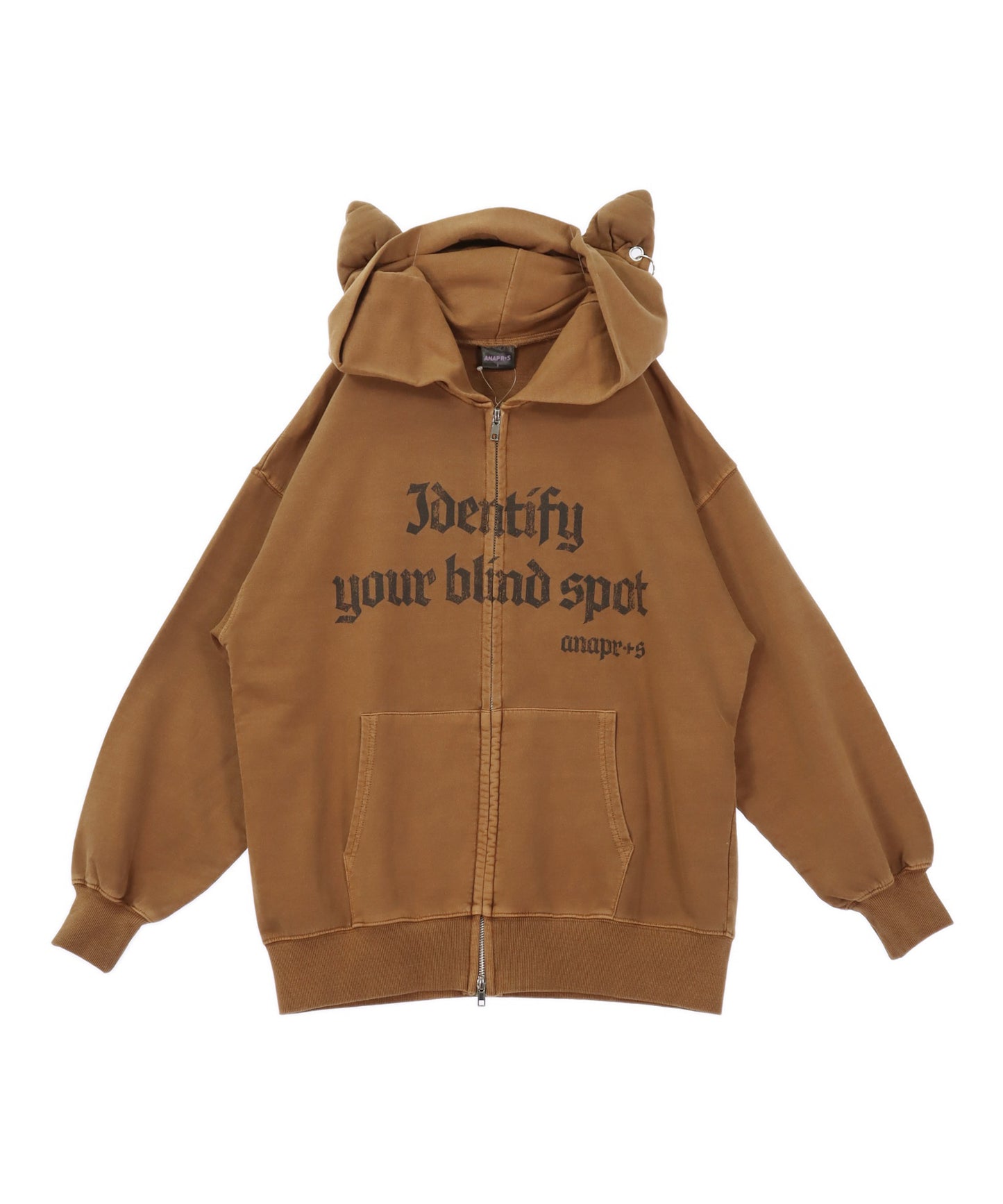 ANAP R+S【リラスポ】ネコミミ オーバー スウェット パーカー 【 ユニセックスアイテム 】【 セットアップ 着用可】 914-7624