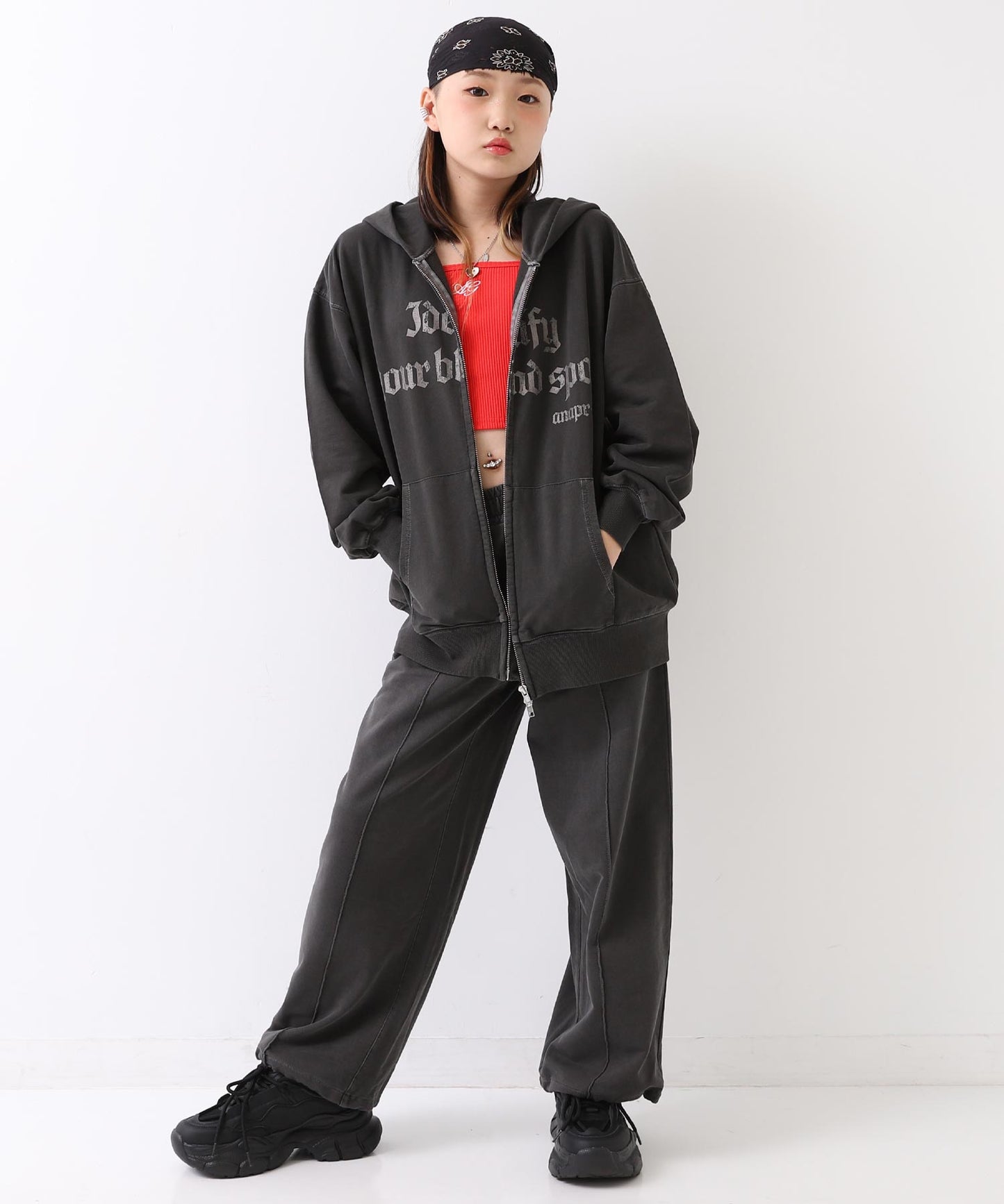 アッシュブラック/146cm(Sサイズ着用)