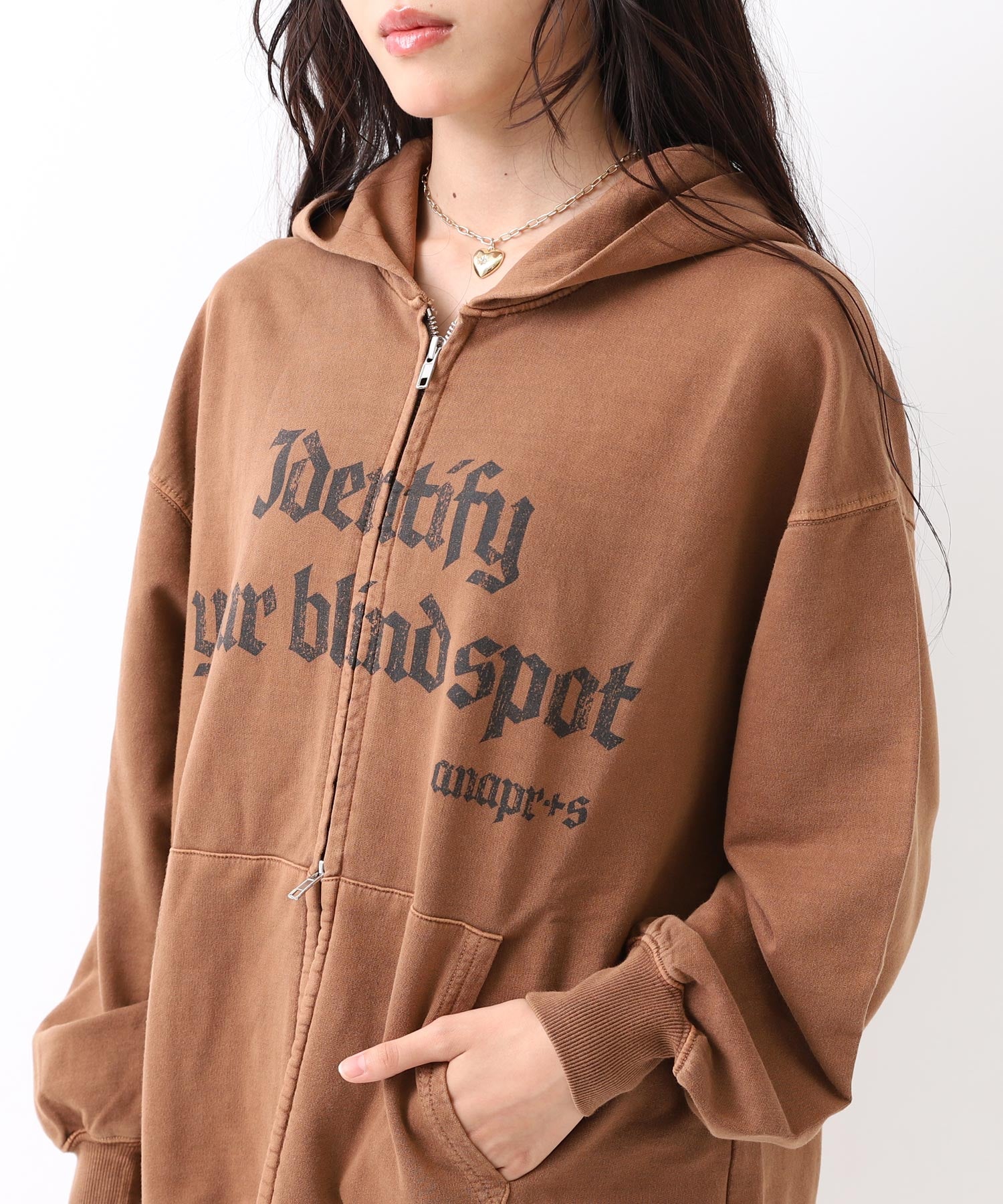 (新色)ブラウン/152cm(Sサイズ着用)