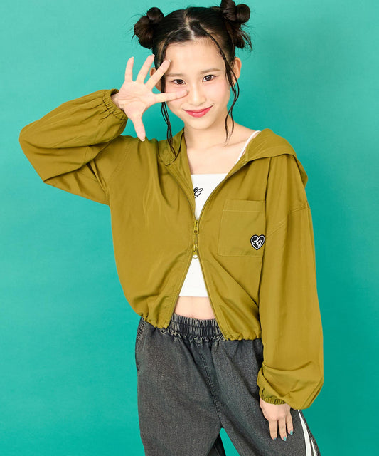 UV カット 加工付 フード付 ライト ブルゾン 914-7653