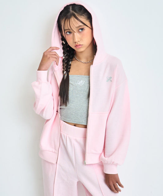 ラウンジウェア 裏毛 スウェット パーカー【親子お揃い】【キッズお揃い】 914-7664