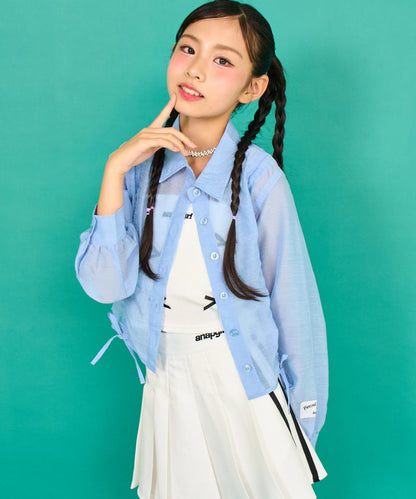 サックスブルー/140cm(XSサイズ着用)