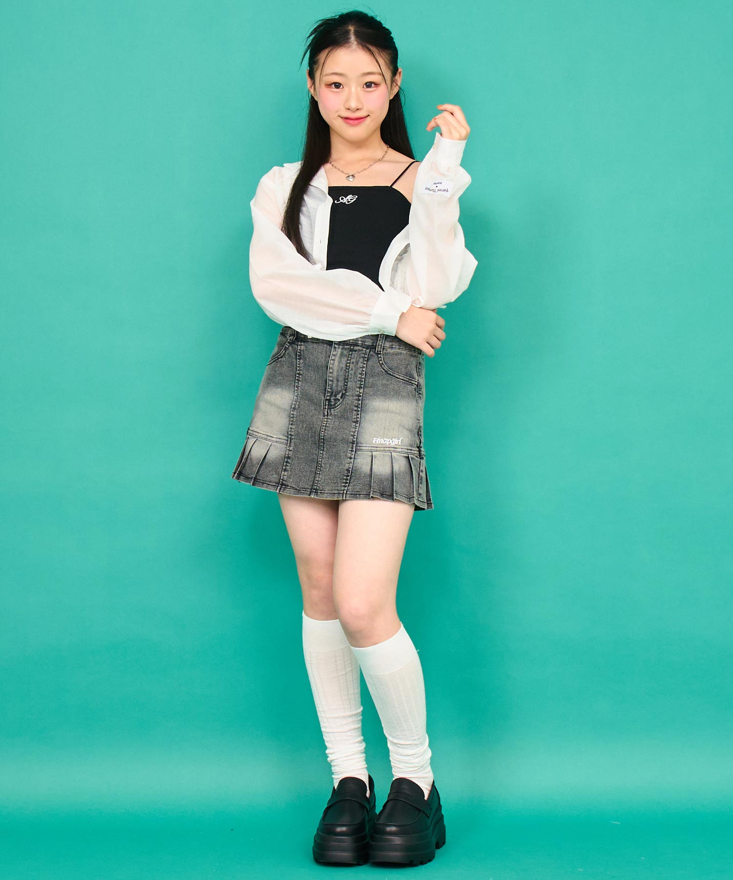 ホワイト/157cm(Sサイズ着用)