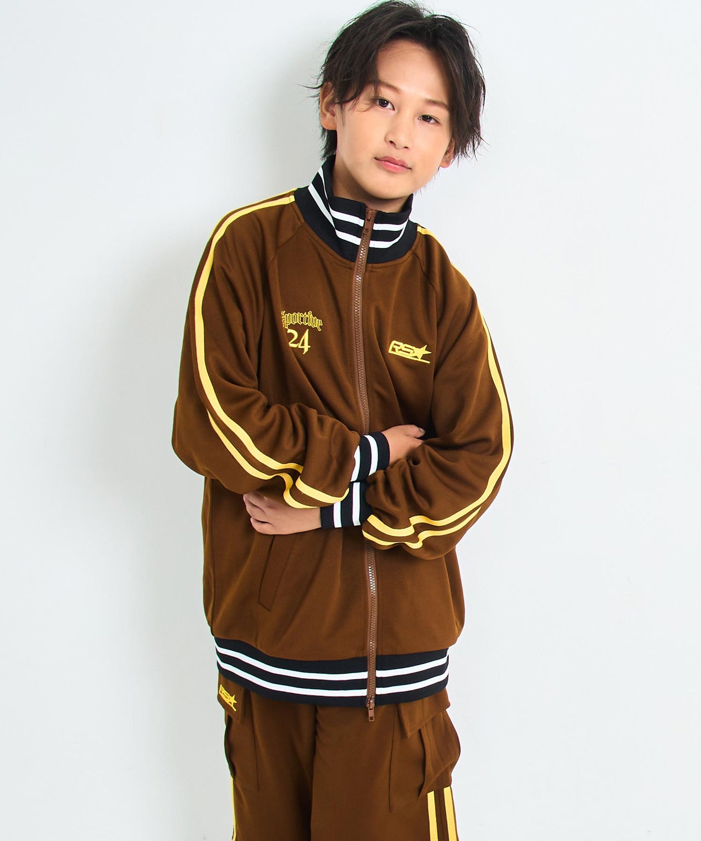 ブラウン/151cm(Sサイズ着用)