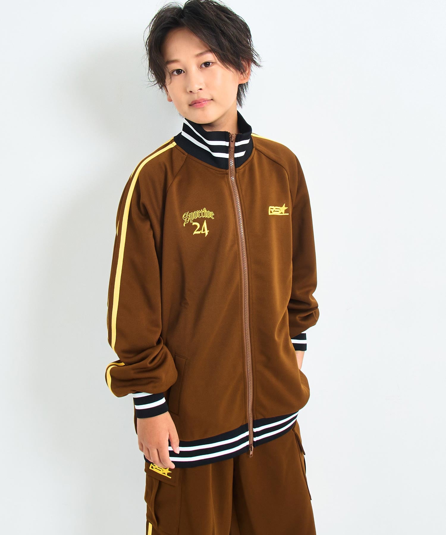 ブラウン/151cm(Sサイズ着用)