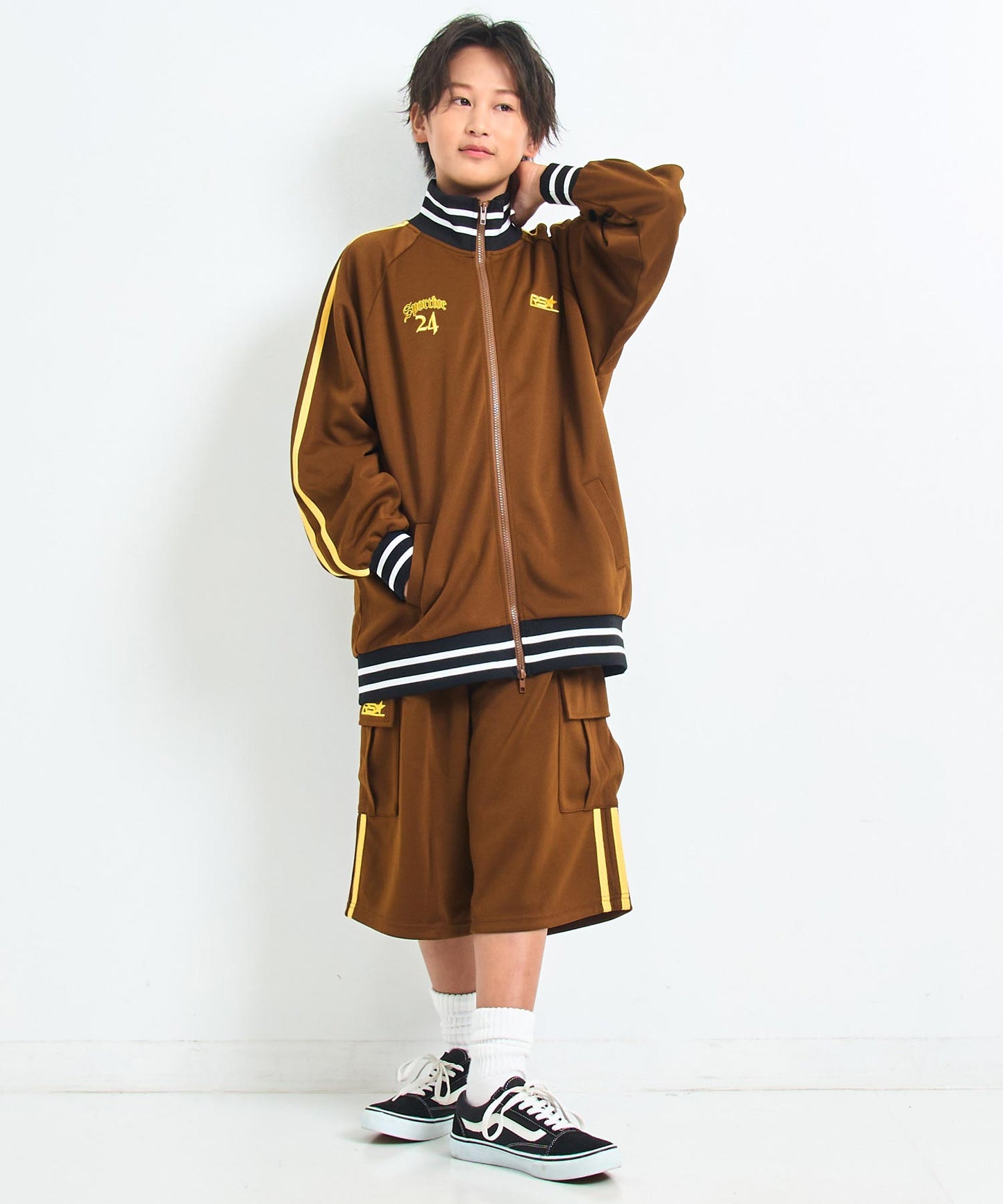 ブラウン/151cm(Sサイズ着用)