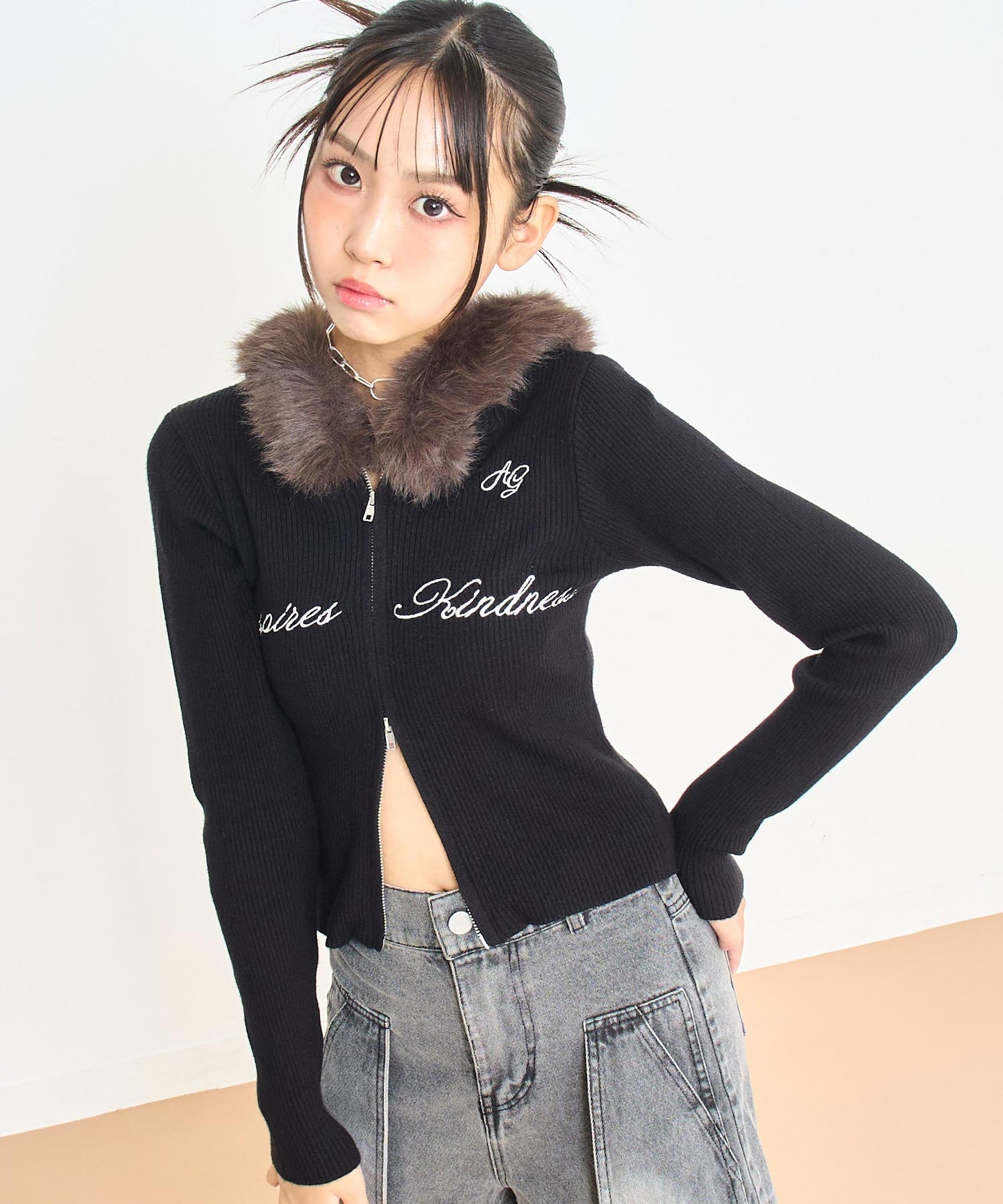 ブラック/150cm(Sサイズ着用)