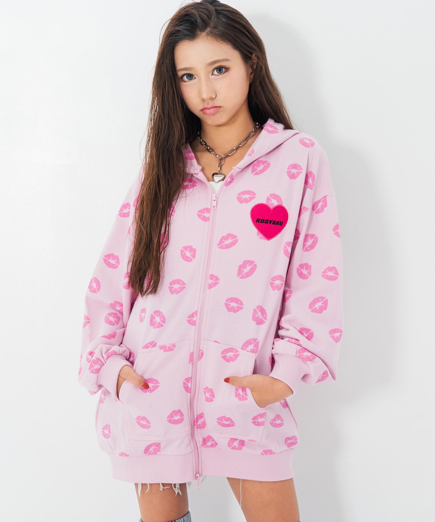 ピンク/152cm(Sサイズ着用)