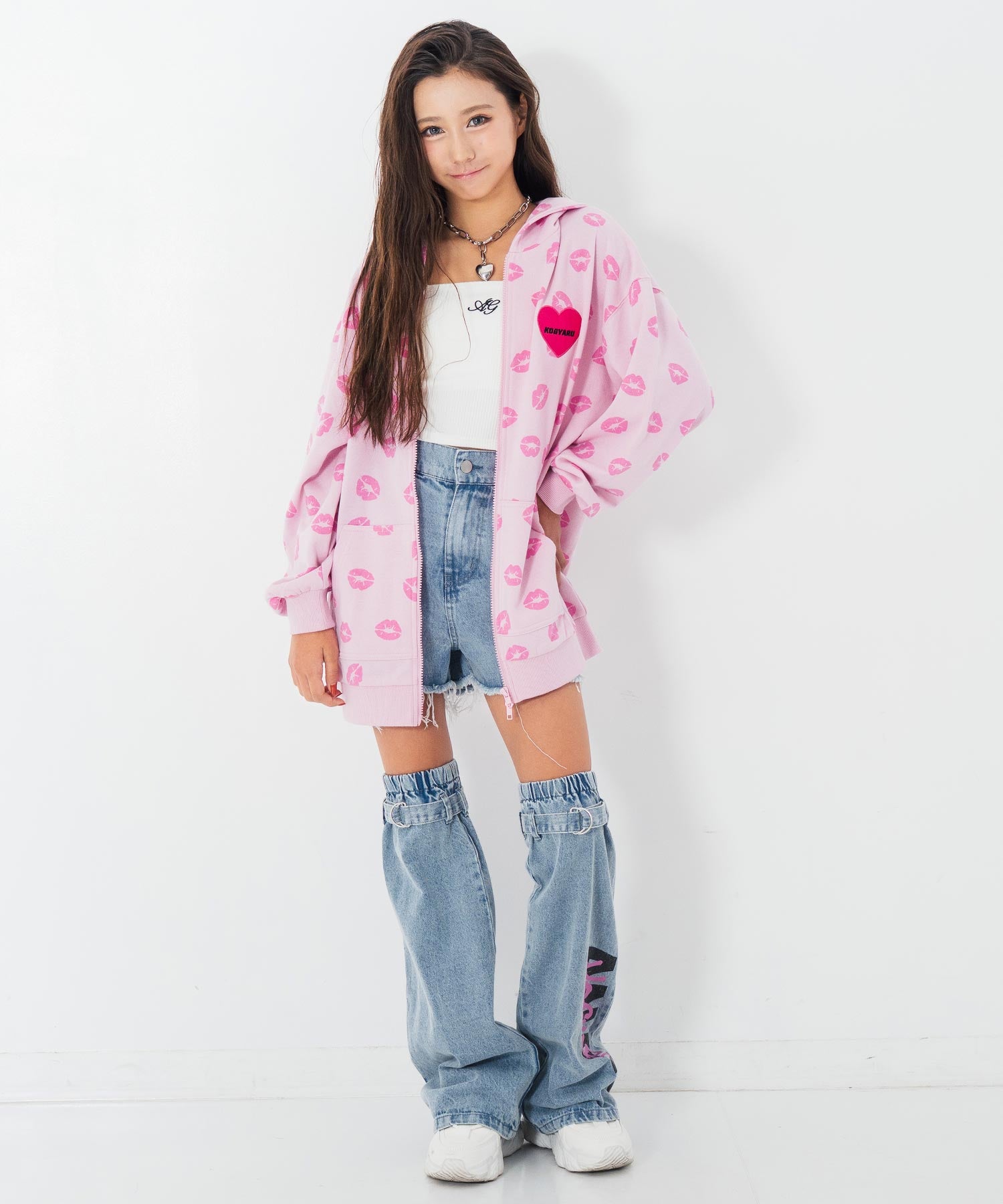 ピンク/152cm(Sサイズ着用)