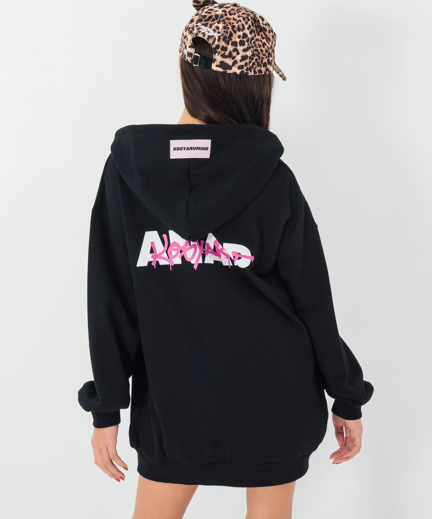 KOGYARU×ANAP 2パターン柄 ビックパーカー【親子お揃い】【キッズお