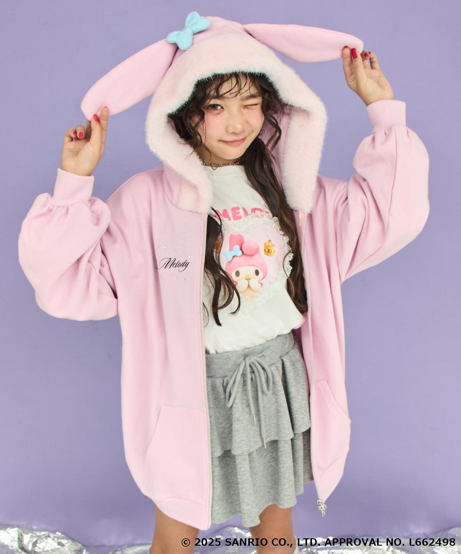 ライトピンク/143cm(Sサイズ着用)