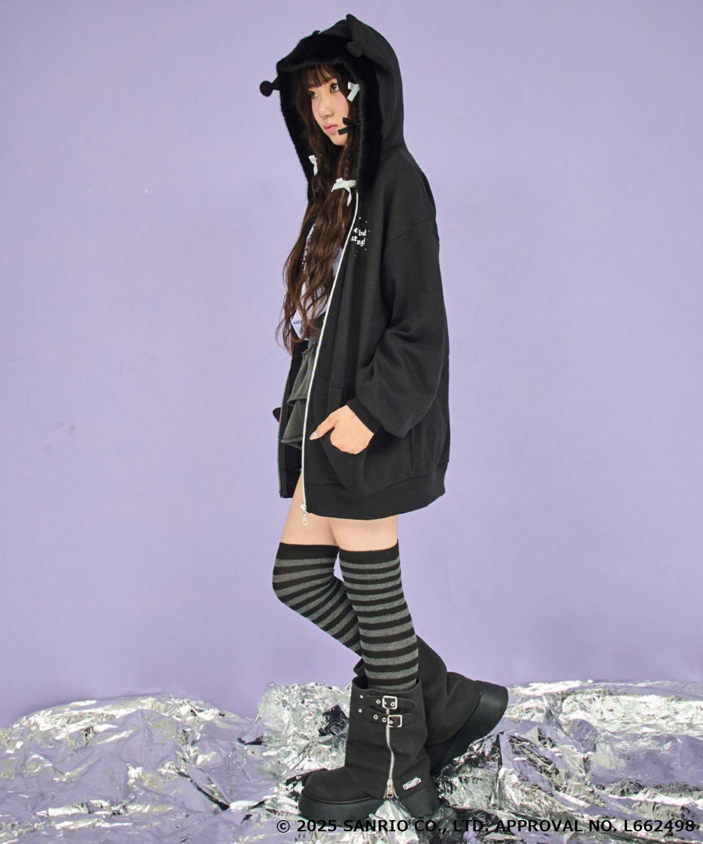 ブラック149cm(Sサイズ着用)