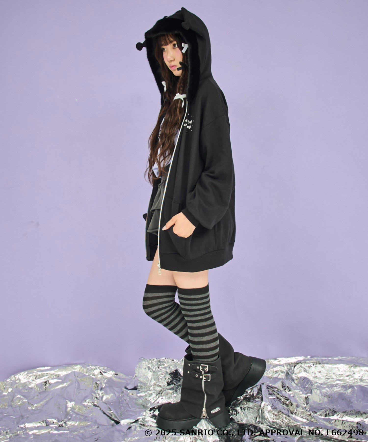 ブラック149cm(Sサイズ着用)