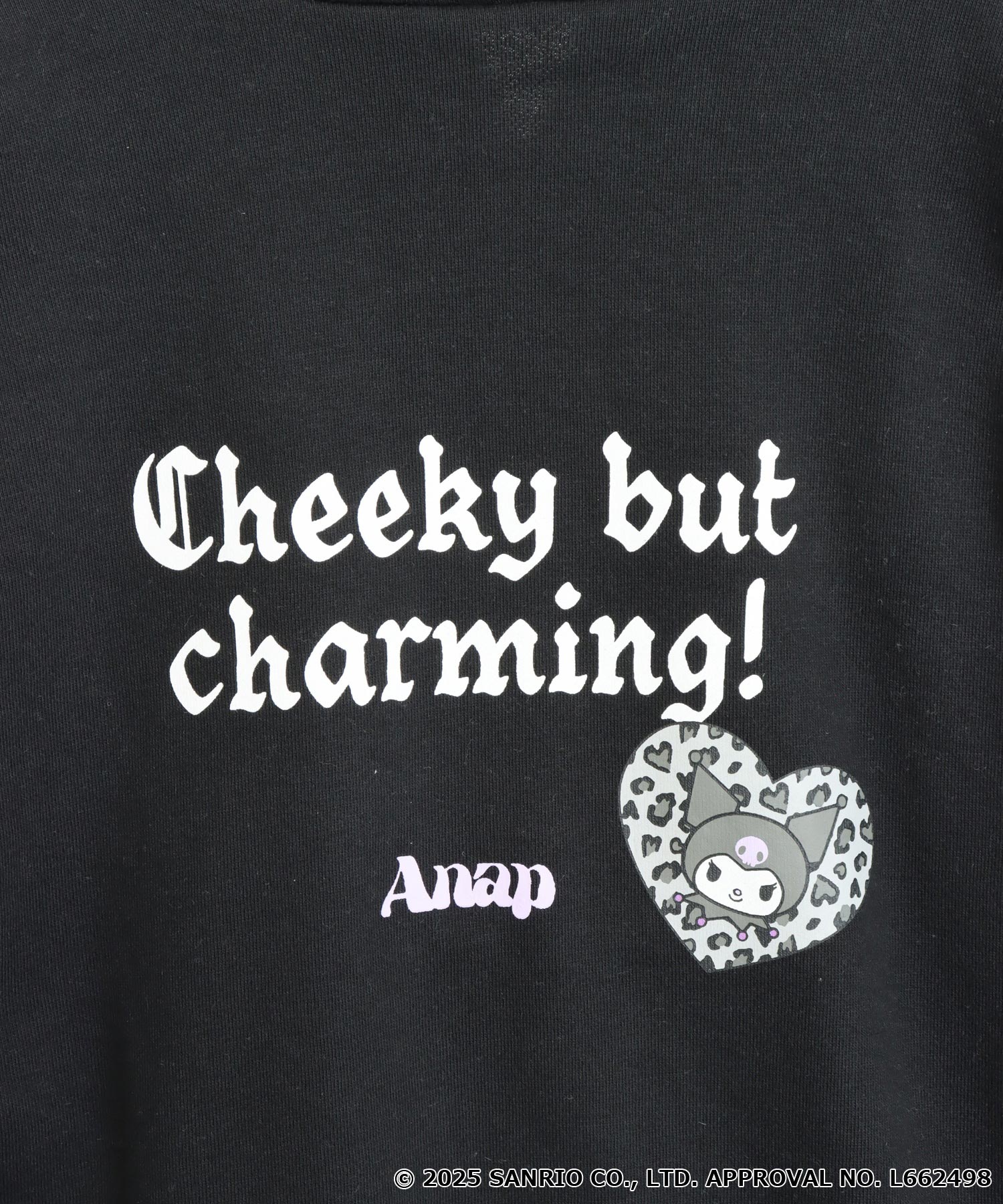 ANAP GiRL ×【 クロミ 】ファー耳付きフーディー ビッグ スウェット